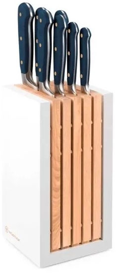 Изображение Wüsthof Blok noy z 7 elementami Classic Colour niebieski