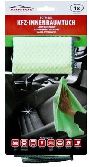 Изображение Xantos XANTOS Innenraum-Pflegetuch 40x40cm grün