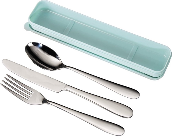 Изображение Xavax Komplet sztuców 3 w1 w etui "to go"