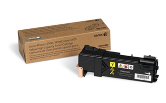 Picture of Xerox Yellow Toner Cartridge, Phaser 6500, Wor