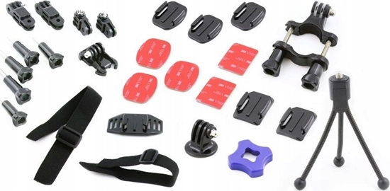 Picture of Xrec Zestaw Montaowy 29w1 Uchwyt Do Gopro Hero 1/2/3/3+/4 + Adapter Statywowy