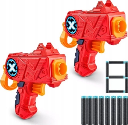 Picture of XShot X-Shot Excel Double Micro Foam Dart Blaster Combo Pack (8 Darts 3 Cans)