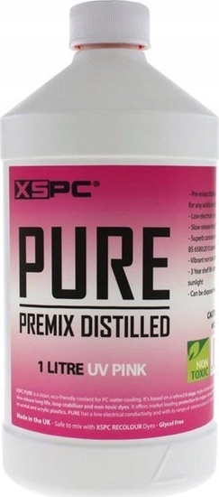 Picture of XSPC Pure Coolant, 1 Liter - pink, UV