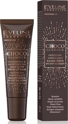 Picture of XXXX__Eveline Cosmetics (Eveline) Eveline Choco Glamour odywczo-nawilajcy balsam-serum do ust 12ml