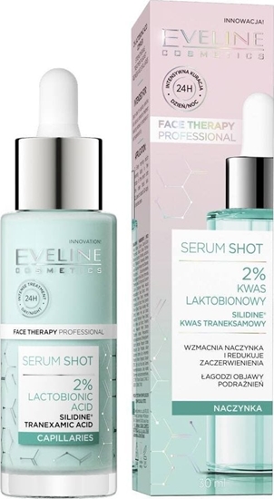 Picture of XXXX__Eveline Cosmetics (Eveline) Eveline Serum Shot kuracja wzmacniajca na zaczerwienienia z kwasem laktobionowym 2% 30ml