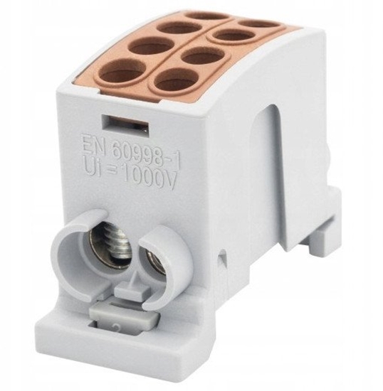 Picture of Zacisk HLK F-ELEKTRO F2.0356 100A-2 (1x25,1x16 / 1x25,1x16) Al/Cu brzowy