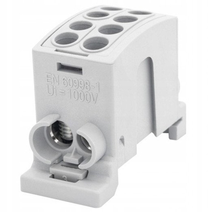 Изображение Zacisk HLK F-ELEKTRO F2.0357 100A-2 (1x25,1x16 / 1x25,1x16) Al/Cu IP20 szary