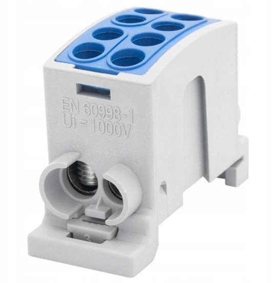 Picture of Zacisk HLK F-ELEKTRO F2.0358 100A-2 (1x25,1x16 / 1x25,1x16) Al/Cu IP20 niebieski