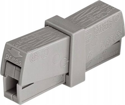 Picture of Zacisk instalacyjny owietleniowy dwustronny 0,5x2,5 Wago 224-201