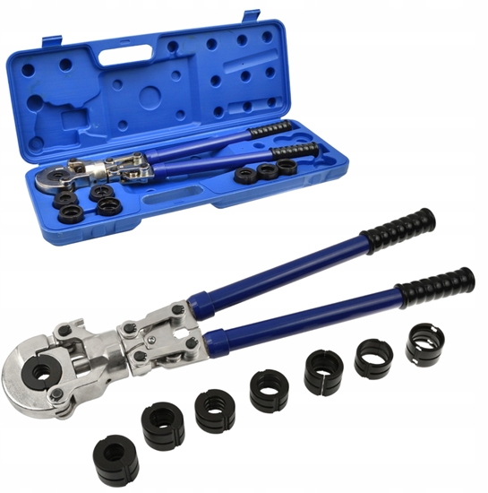 Изображение Zaciskarka hydrauliczna do zaciskania zczek PEX-AL-PEX + 8 matryc (4)