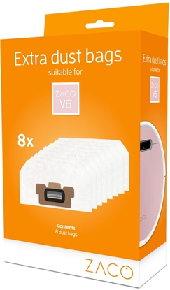 Attēls no Zaco V6  8 gab. - Maisini robotam puteklu sucejam