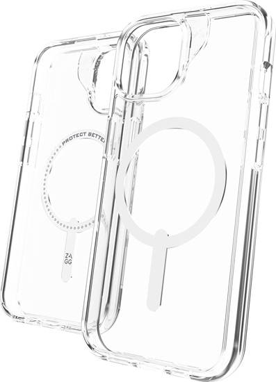 Picture of ZAGG Crystal Palace Snap - obudowa ochronna do iPhone 16e (2025) / 15 / 14 / 13 kompatybilna z MagSafe (clear)
