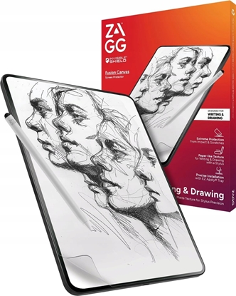Изображение Zagg International ZAGG InvisibleShield Fusion Canvas - antybakteryjna folia ochronna imitujca papier do iPad Pro 13" M4 (2024)