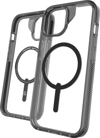 Изображение ZAGG Santa Cruz Snap - obudowa ochronna do iPhone 16e (2025) / 15 / 14 / 13 kompatybilna z MagSafe (black)