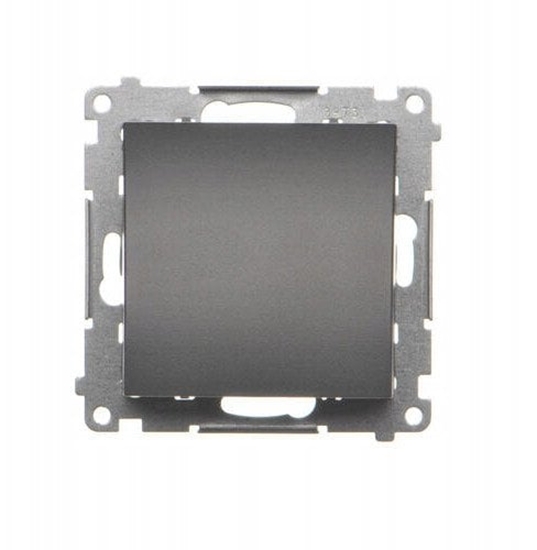Picture of Zalepka Kontakt-Simon 55 TPS.01/116 ramki modu. Mocowanie za pomoc apek lub wkrtów grafitowy mat