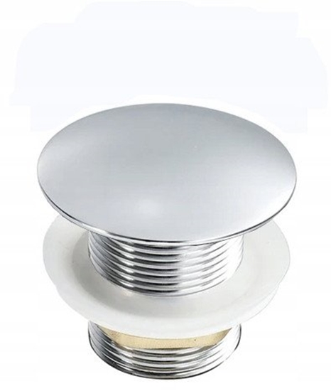 Picture of Zalepka umywalkowa chrom (stal nierdzewna / tworzywo sztuczne) 44 mm (S)