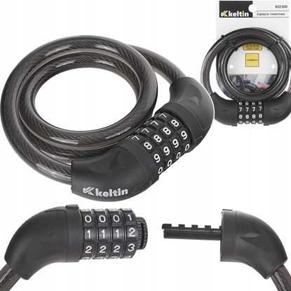 Attēls no Zapicie rowerowe na 4 cyfrowy szyfr 12x800mm (60)