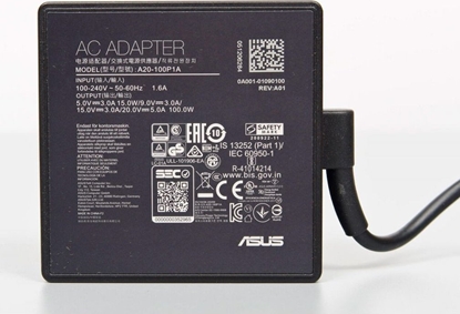 Attēls no Zasilacz Asus ASUS 0A001-01090100 adapter zasilajcy/ inwentor Wewntrzna 100 W Czarny