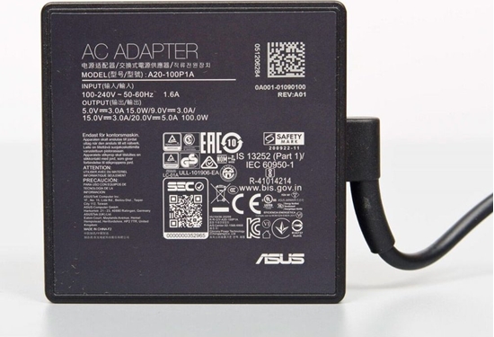 Picture of Zasilacz Asus ASUS 0A001-01090100 adapter zasilajcy/ inwentor Wewntrzna 100 W Czarny