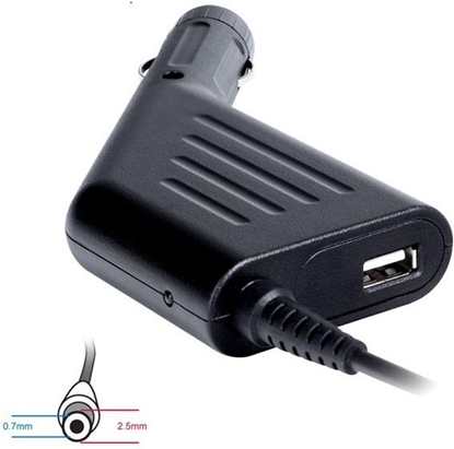 Attēls no Zasilacz do laptopa DigitalBOX 40 W, 0.7 mm,  (DBMP-CA0304)