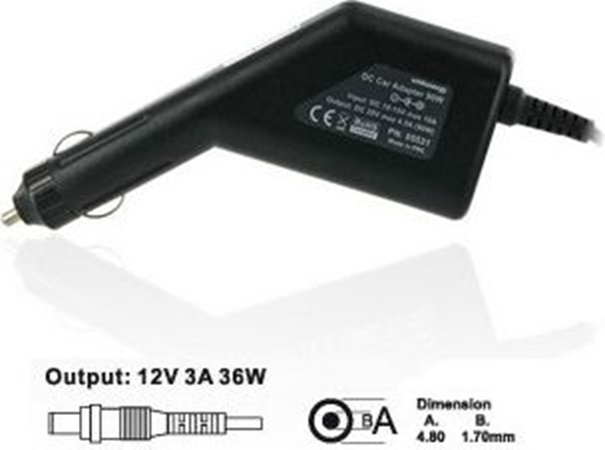 Picture of Zasilacz do laptopa Whitenergy 36 W, 1.7 mm, 3 A,  (6742)