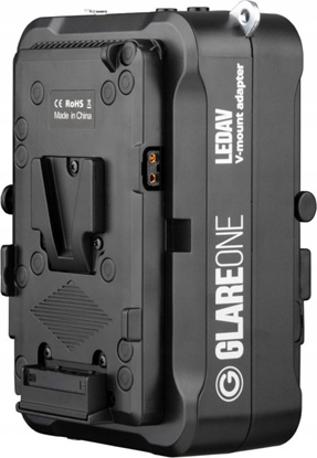 Изображение Zasilacz GlareOne GlareOne LEDAV adapter zasilania z akumulatorów V-mount
