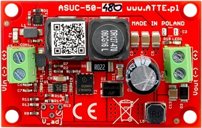 Attēls no Zasilacz serwerowy Atte PRZETWORNICA DC/DC ATTE ASUC-50-AD0-OF