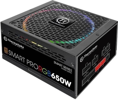 Attēls no Zasilacz Thermaltake Smart Pro RGB 650W (PS-SPR-0650FPCBEU-R)