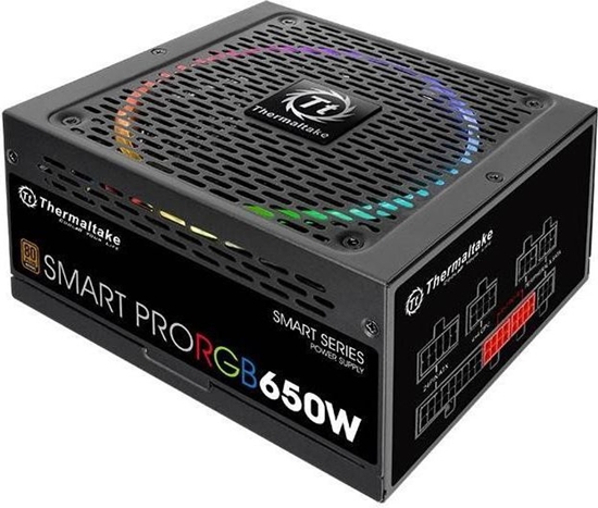 Picture of Zasilacz Thermaltake Smart Pro RGB 650W (PS-SPR-0650FPCBEU-R)