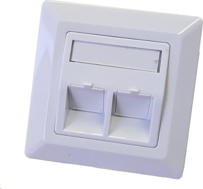 Изображение Zásuvka neosazená universální 2 port - 80x80