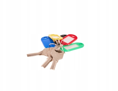 Изображение Zawieszki  identyfikatory do kluczy kolorowe 20szt. (100)