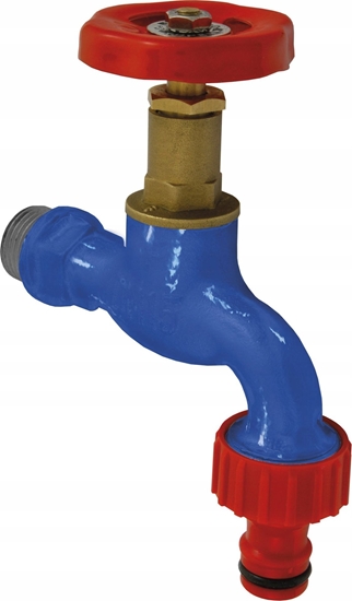 Picture of Zawór grzybkowy czerpalny eliwny do wody 3/4 z szybkozczk