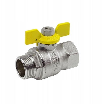 Attēls no Zawór kul. gazowy MINO 2000 1/2 W-Z motyl