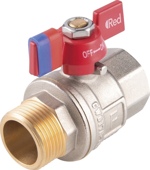 Picture of Zawór kulowy nakrtno-wkrtny z motylkiem 3/4 F-Power Pro