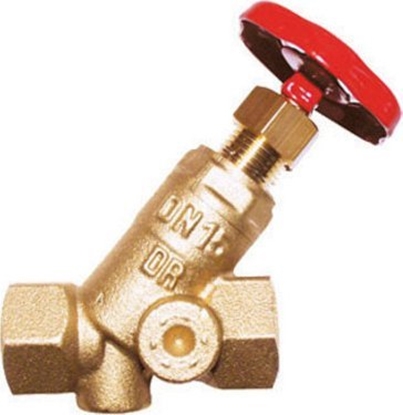 Picture of Zawór odcinajcy STROMAX 415 DN15, figura skona. Uszczelnienie trzpienia za pomoc dawnicy.