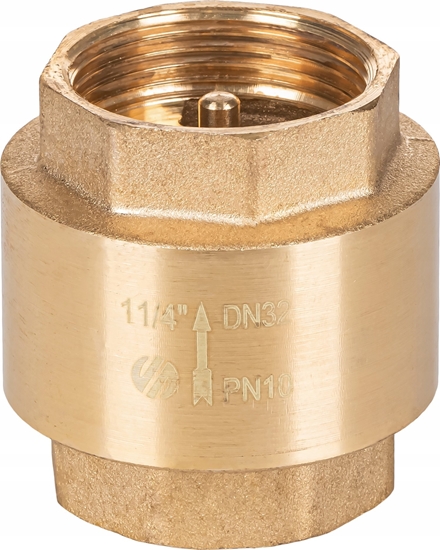 Picture of Zawór zwrotny STOP z zamkniciem metalowym GW/GW 1 1/4GW x 1 1/2GW