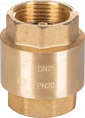 Attēls no Zawór zwrotny STOP z zamkniciem metalowym GW/GW 1GW x 1GW