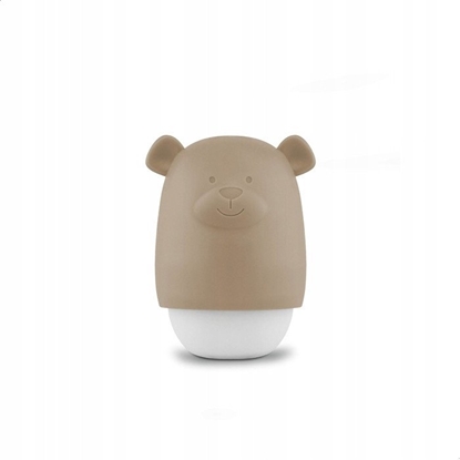Attēls no Zazu Benny the Bear night light, Taupe