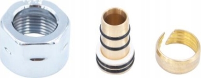 Picture of Zczka/Adapter zaciskowy  GW 3/4 x Alu Pex 16x2 nikiel Eurokonus