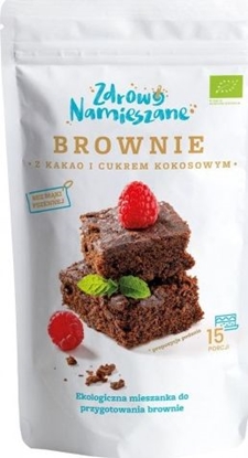 Picture of ZDROWO NAMIESZANE BROWNIE Z KAKAO I CUKREM KOKOSOWYM BIO 290 g - ZDROWO NAMIESZANE