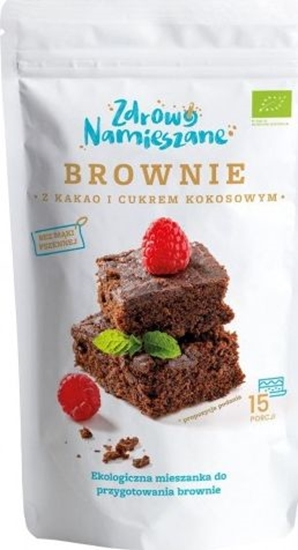 Picture of ZDROWO NAMIESZANE BROWNIE Z KAKAO I CUKREM KOKOSOWYM BIO 290 g - ZDROWO NAMIESZANE