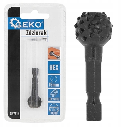 Attēls no Zdzierak  tarnik kulisty do drewna 15mm HEX (50/250)