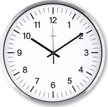 Attēls no ZEGAR CIENNY JAVA Z DCF SREBRNY 35 cm