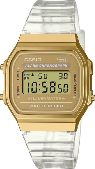 Изображение Zegarek Casio Zegarek damski Casio A168XESG-9AEF bezbarwny