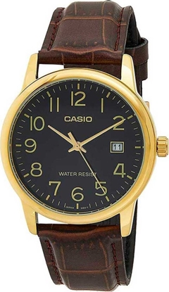 Изображение Zegarek Casio Zegarek marki Casio model MTP-V002G kolor Brzowy. Akcesoria mski. Sezon: Cay rok NoSize