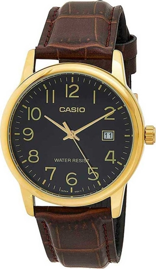 Изображение Zegarek Casio Zegarek marki Casio model MTP-V002G kolor Brzowy. Akcesoria mski. Sezon: Cay rok NoSize