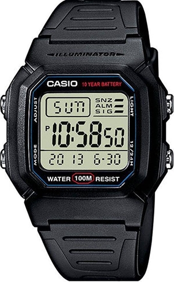 Изображение Zegarek Casio Zegarek Mski CASIO W-800H-1AVDF