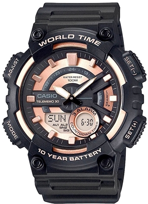 Attēls no Zegarek Mski CASIO Gerton AEQ-110W-1A3VDF + BOX