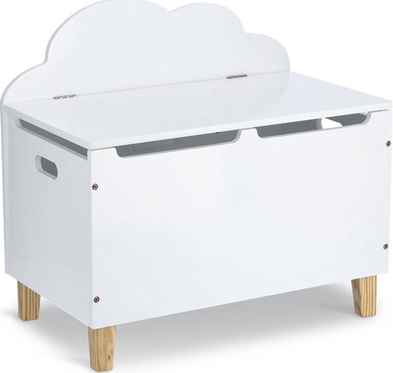 Picture of Zeller Drewniana skrzynia na zabawki CHMURKA, awa, 60 cm