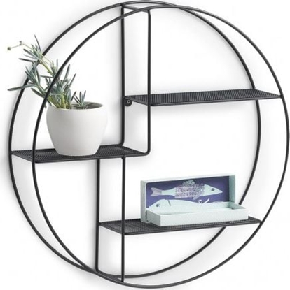 Изображение Zeller Póka cienna, metalowa, czarna